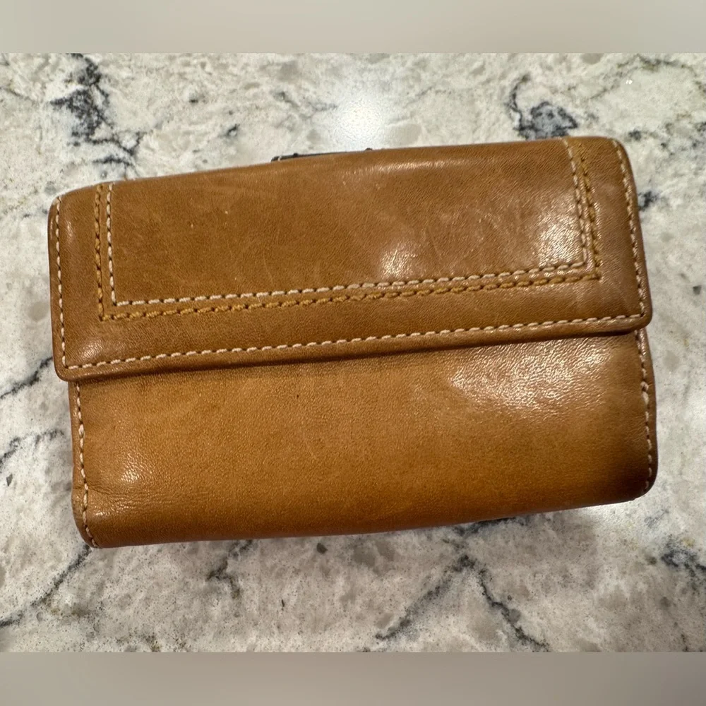 Vintage Coach Soho Flap Brown Wallet Rare Y2K - Picture 2 of 11